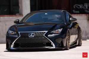 Lexus RC350 F-Sport on Vossen Wheels (VFS2) 2015 года